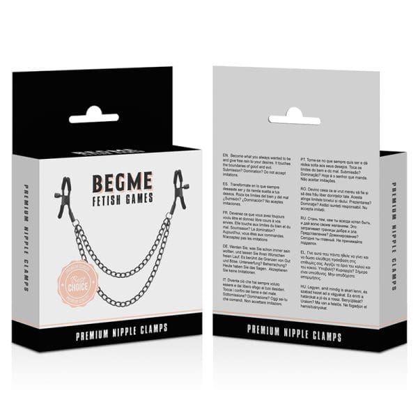 BEGME - RED EDITION NIPPLE CLIPS WITH CHAIN 4